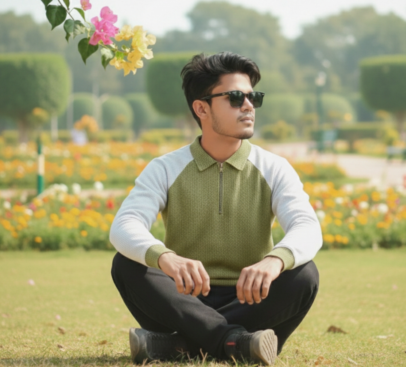 Premium Half-Zip Sweatshirt – Urban Smart Edition